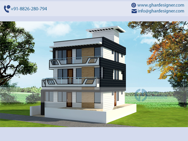 triplex house plan