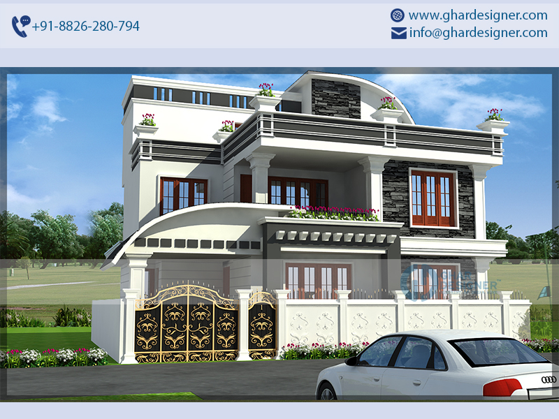 Bungalow House Design With Fully Furnished Drawing AutoCAD File - Cadbull